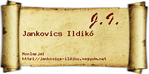 Jankovics Ildikó névjegykártya
